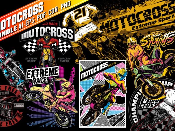 Motocross design bundle