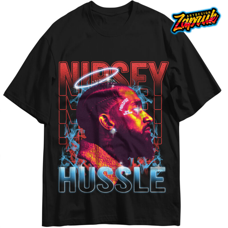 Nipsey Hussle hiphop streetwear tshirt design