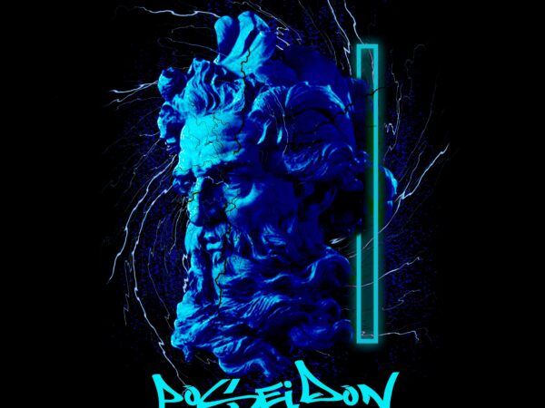 Poseidon (zeus) t shirt illustration