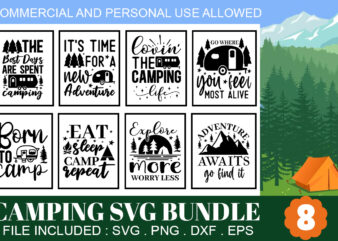 Camping SVG Bundle