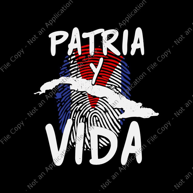 Patria Y Vida Cuba Flag Graphic by TEAM20 · Creative Fabrica