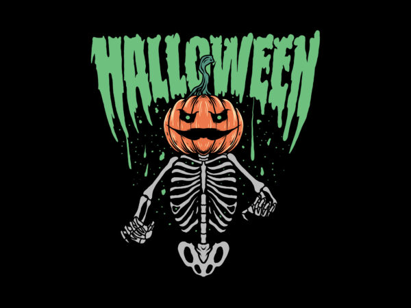 Creepy halloween t shirt vector file