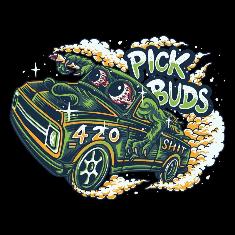 Free 420 pickup for t-shirt design