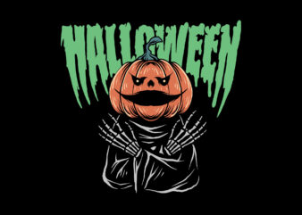spooky halloween t shirt template vector