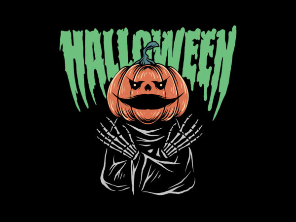 Spooky halloween t shirt template vector