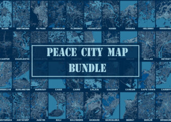Peace City Map Bundle t shirt illustration