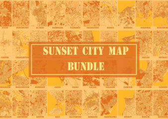 Sunset City Map Bundle
