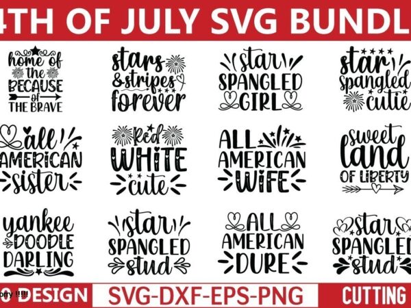 4th of july svg bundle graphic t shirt