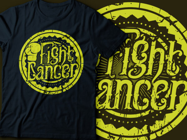 Fight lymphoma cancer awareness typography design | boxing gloves | lymphoma cancer awareness t-shirt design