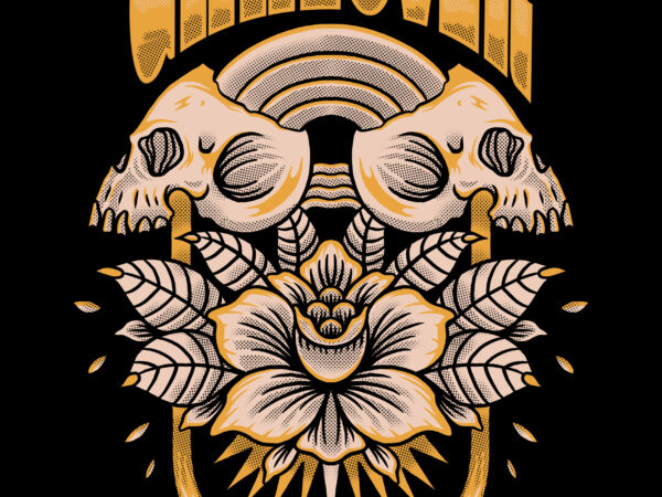 Game over illustration for t-shirt design Game over illustration for t-shirt design
