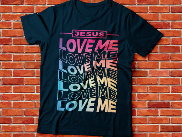 Jesus love me holographic typographic design Jesus love me holographic typographic design