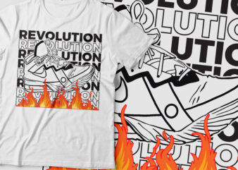 sneaker revolution streetwear design urban design t-shirt typography design