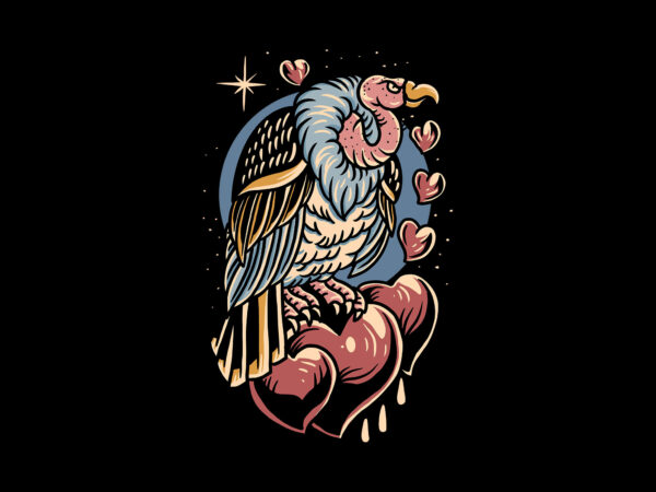 Vulture t shirt vector art