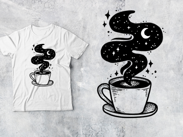 Coffee time-04 t shirt vector file