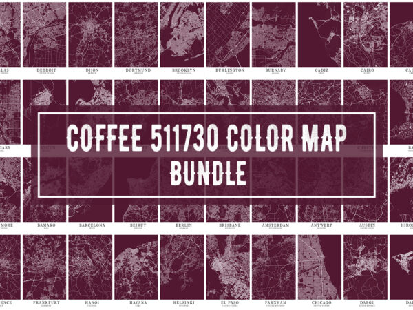Coffee – 511730 color map bundle t shirt vector file