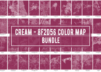 Cream – 8F2D56 Color Map Bundle t shirt vector file