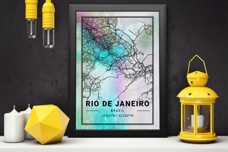 Draco Watercolor Map Bundle