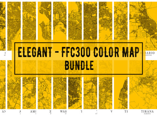 Elegant – ffc300 color map bundle vector clipart Elegant – ffc300 color map bundle vector clipart