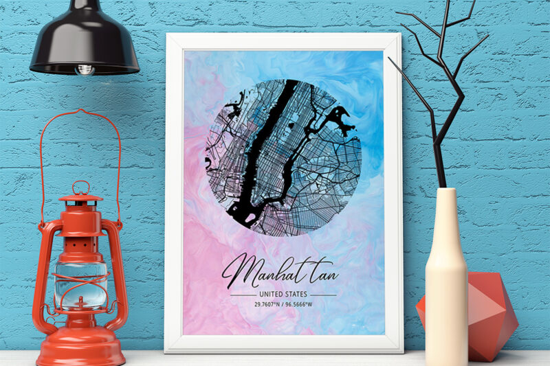 Epsilon Watercolor Map Bundle