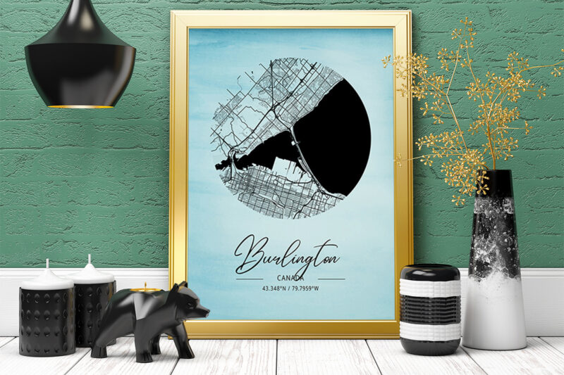 Gamma Watercolor Map Bundle