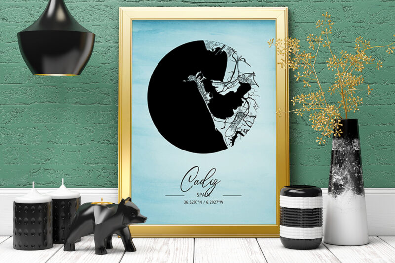 Gamma Watercolor Map Bundle