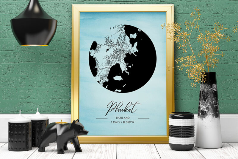 Gamma Watercolor Map Bundle