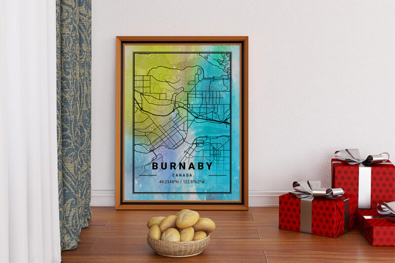 Indus Watercolor Map Bundle