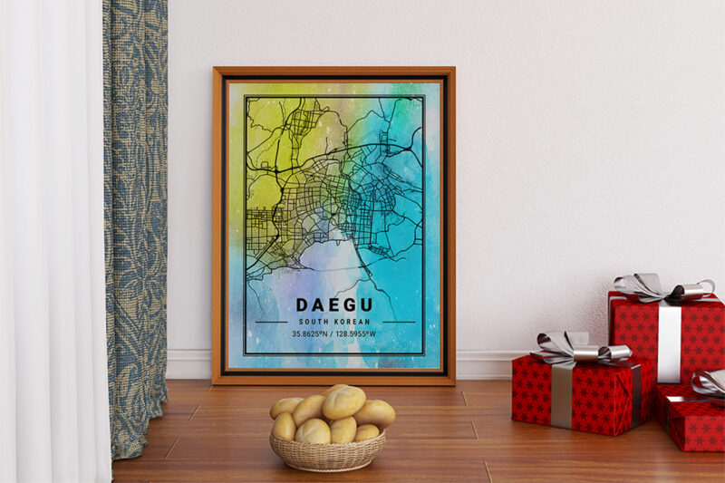 Indus Watercolor Map Bundle