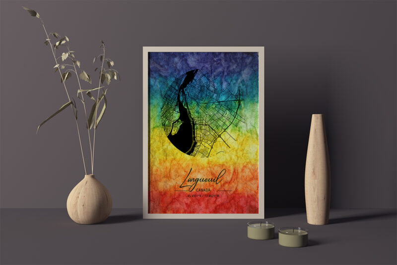 Lambda Watercolor Map Bundle