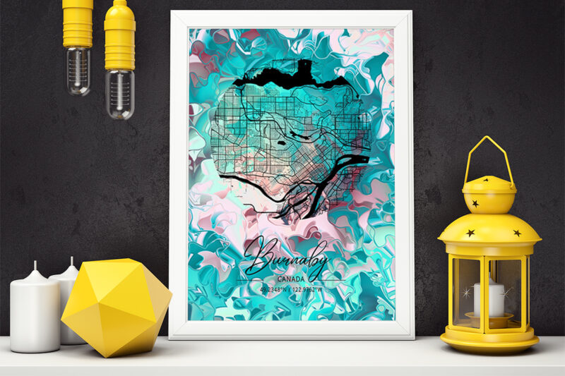 Libra Watercolor Map Bundle