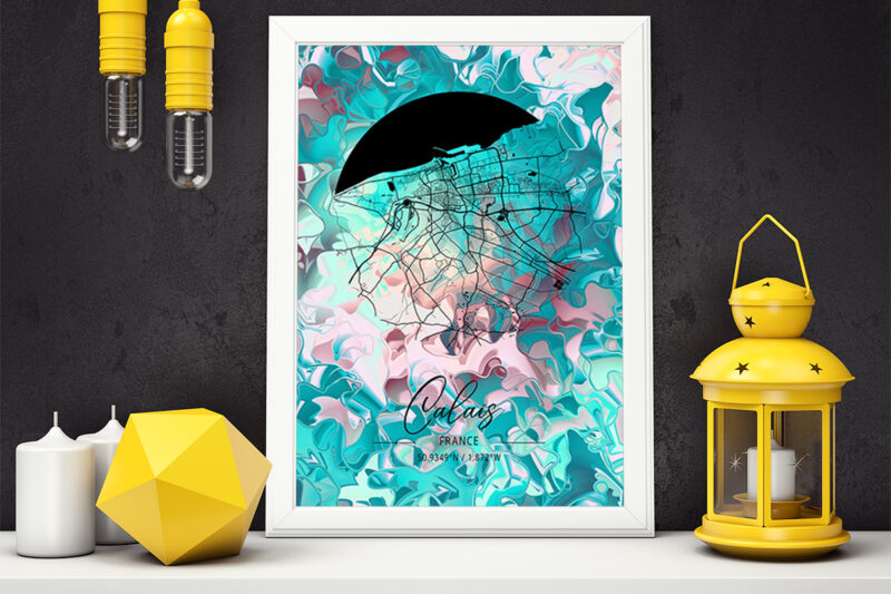 Libra Watercolor Map Bundle