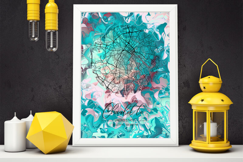 Libra Watercolor Map Bundle