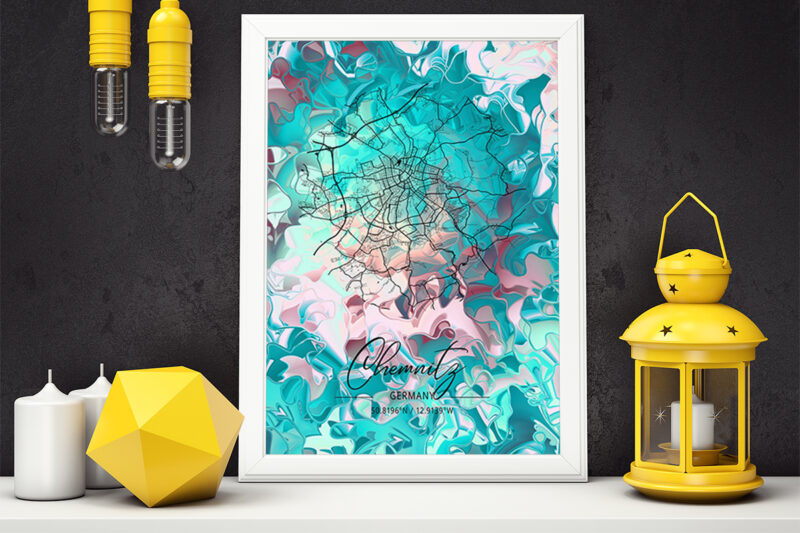 Libra Watercolor Map Bundle