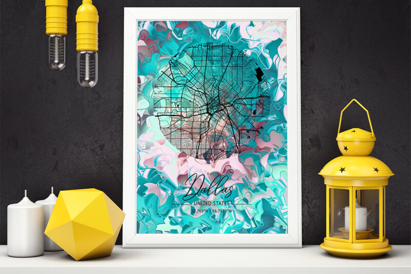 Libra Watercolor Map Bundle