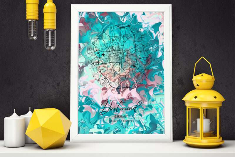 Libra Watercolor Map Bundle