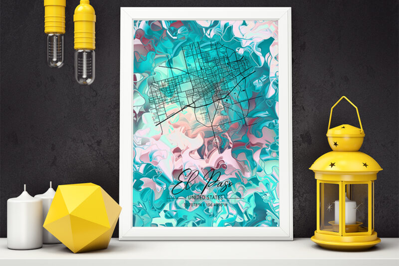 Libra Watercolor Map Bundle