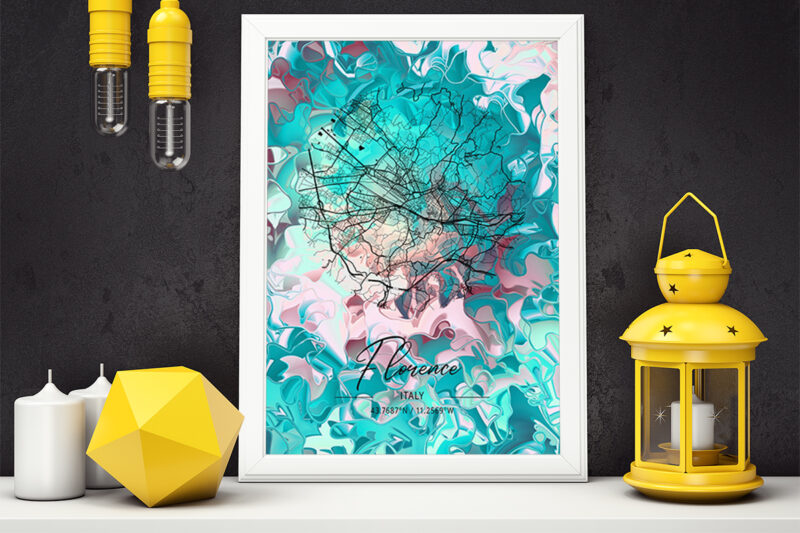 Libra Watercolor Map Bundle