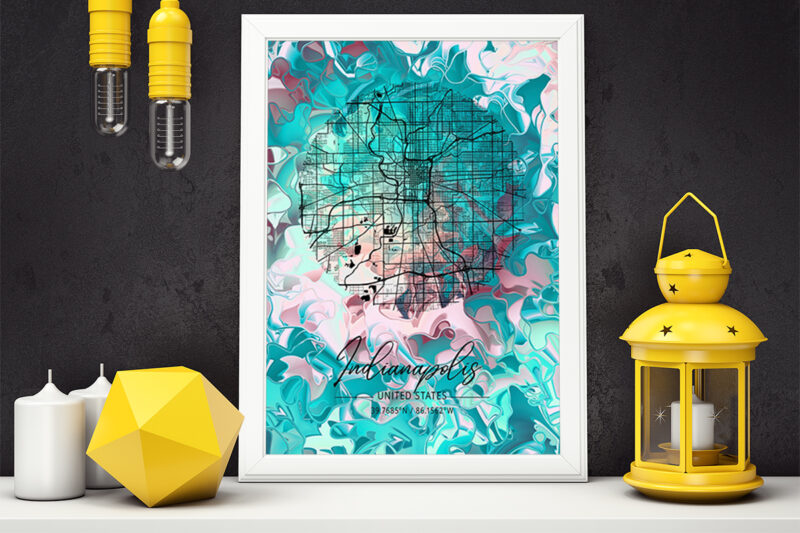 Libra Watercolor Map Bundle