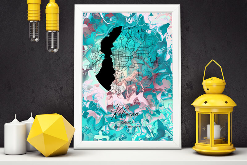 Libra Watercolor Map Bundle