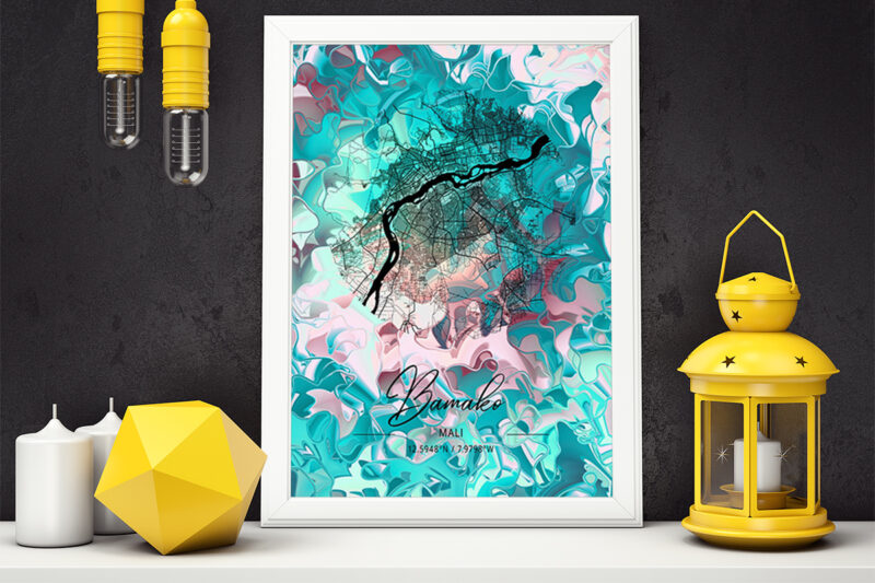 Libra Watercolor Map Bundle