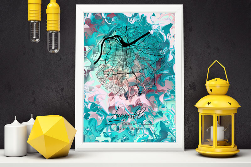 Libra Watercolor Map Bundle