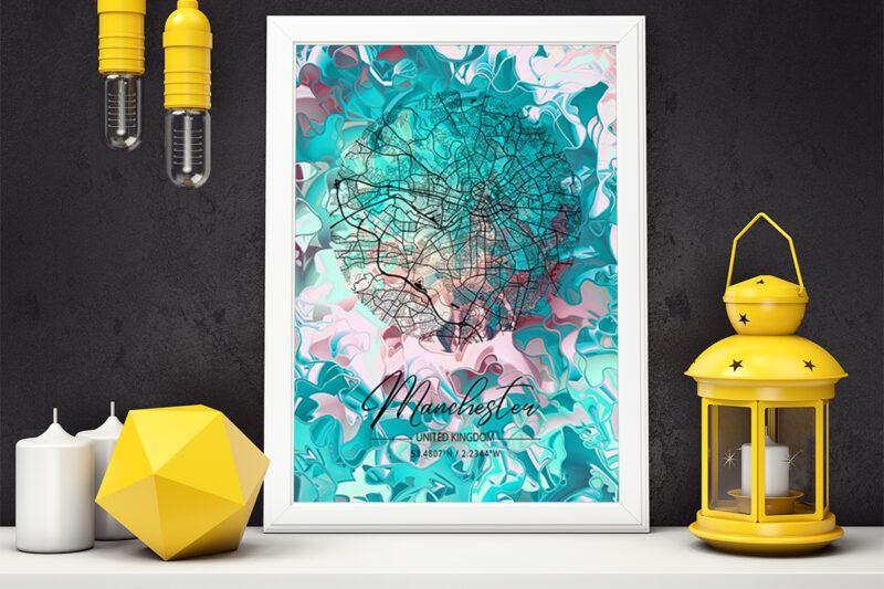 Libra Watercolor Map Bundle