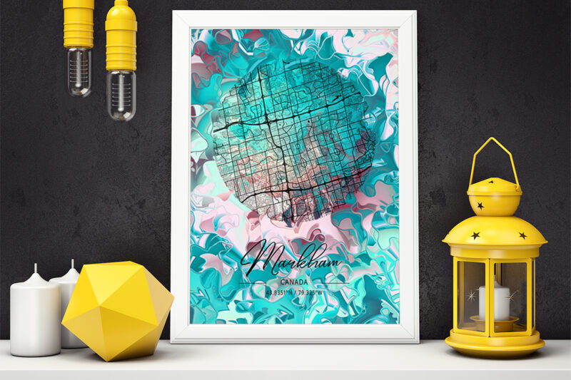 Libra Watercolor Map Bundle