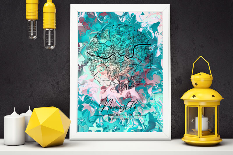 Libra Watercolor Map Bundle