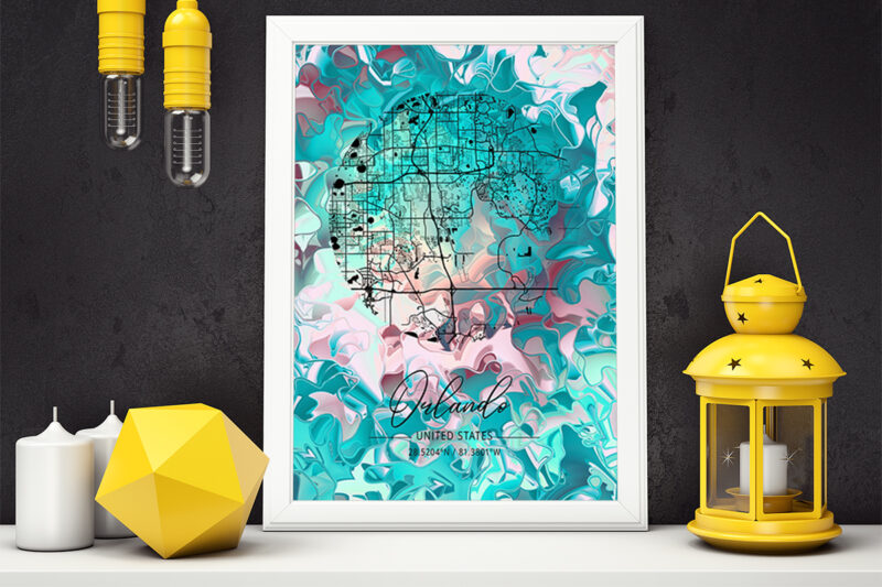 Libra Watercolor Map Bundle