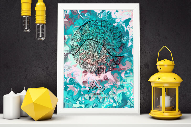 Libra Watercolor Map Bundle