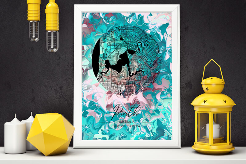 Libra Watercolor Map Bundle