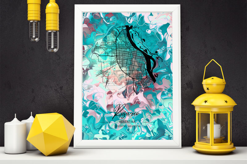 Libra Watercolor Map Bundle