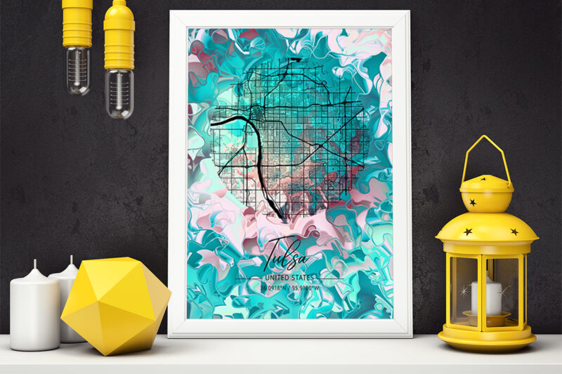 Libra Watercolor Map Bundle