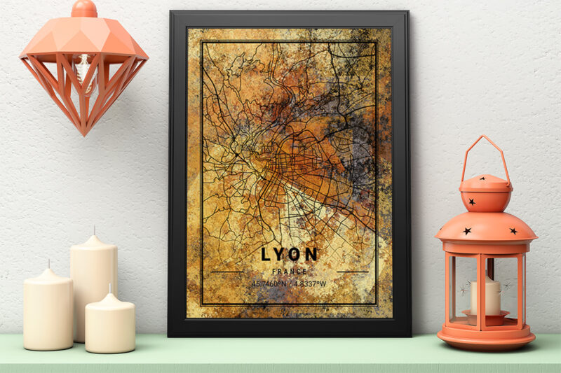 Lynx Watercolor Map Bundle